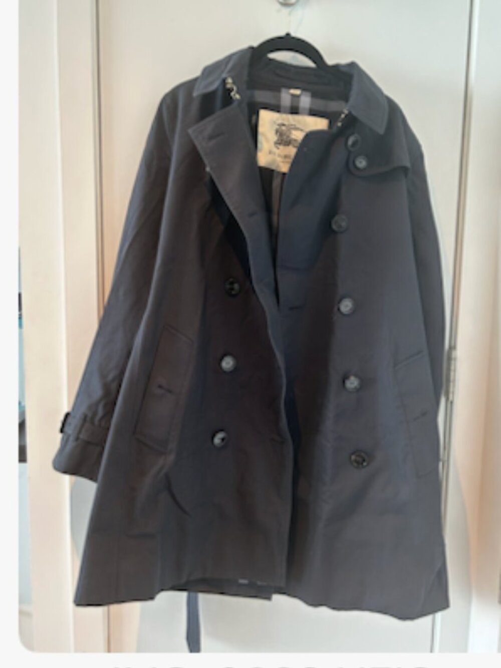 Burberry Double Breasted Trench Coat